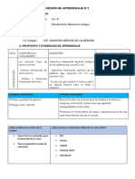 Sesión de Aprendizaje Comunicacion La Letra M