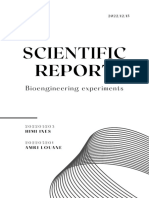 Scientific: Bioengineering Experiments