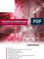 Procesos de Solidificación - Fundicion de Metales - 2022 - II