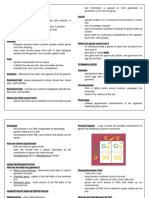 Genetics Outline