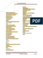 Lista de Material Lab