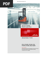 Linde Series115-03 Electrical Reach Truck Service Manual