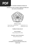 Kelompok 11 - 175&194 - Laporan Asesmen Modifikasi Perilaku