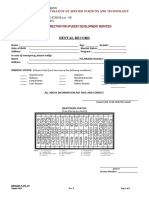 Form 1 Dental Record