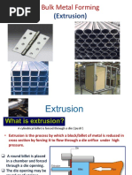 Lecture 4 Bulk Metal Forming (Extrusion)