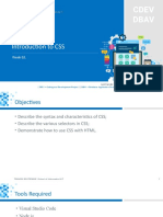 Introduction To CSS