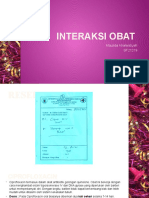 Interaksi Obat - Maulida Khalwatiyah SF21219