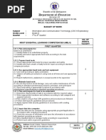 ICT 8 Budget of Work