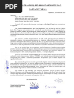 Carta Notarial Díaz