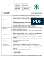 Sop Pemisahan Ruang Infeksius