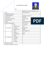 Daftar Riwayat Hidup