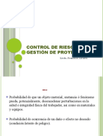 Control de Riesgos y Gestión de Proyectos