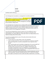 BSBWHS521 AT2 .1 Revised Policy and Procedures Joyee Chakma 8th January 2021