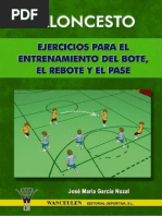 Baloncesto Entrenamiento Del Bote, Rebote y El Pase