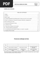 Itsc - 001 - Protocolo - Manejo de Crisis