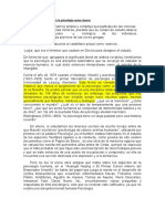 Nacimiento y Evolución de La Psicología Como Ciencia