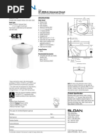 St-2029-A Universal Closet: Description Specifications