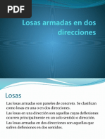 Losas Armadas en Dos Direcciones