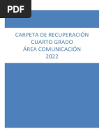 Carpeta de Recuperación de 4to Grado 2