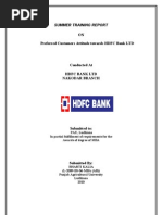 Summer Training HDFC Bank