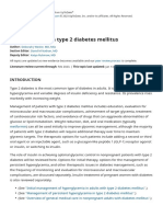 Insulin Therapy in Type 2 Diabetes Mellitus