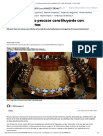 Comienza Nuevo Proceso Constituyente Con Comité de Expertos - Diario El Día