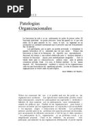 Patologias Organizacionales 