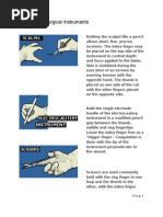 Handling of Surgical Instruments