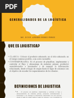 Generalidades de La Logística