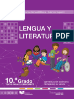 Texto de Lengua y Literatura 10mo