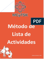 Método Lista de Actividades