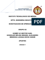 Investigación de Operaciones 2