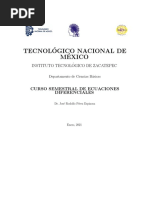 Ecuaciones Diferenciales - Curso