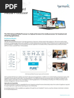Harmonic XOS Advanced Media Processor