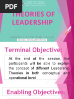 Azuelo, Marynel - Theories of Leadership