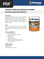 Tds Protecto Base Anticorrosiva Tipo Minio - 0