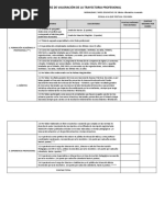 Matriz de Valoración de La Trayectoria Profesional