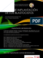 Sitios de Implantación Del Blastocisto