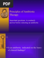 Principles of Antibiotic Therapy