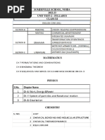 Class Xi Ut2 Syllabus - 2022-23