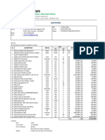 Penawaran - Harga - Panel Kontrol