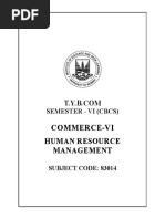 Commerce Papre VI Human Resources Management English Verson