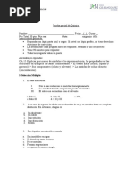 Prueba Parcial de Quimica Segundo Medio