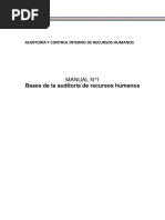 Bases de La Auditoría de Recursos Humanos