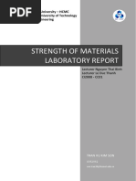 Report of Strength of Materials PDF