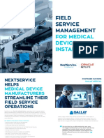 Field Service For Medical Equipment Product Guide v2