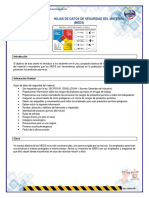 Charla de Seguridad 203. Hojas de Datos de Seguridad Del Material (MSDS)