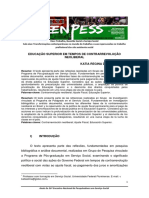 Educação Superior em Tempos de Contrarrevolução Neoliberal - Katia Regina de Souza Lima