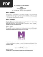 Estatuto de Partido Morado 2022