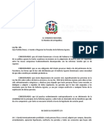 Ley No.145 Prohibe Donar Vender o Negociar Las Parcelas de La Reforma Agraria 7 de Abril de 1975